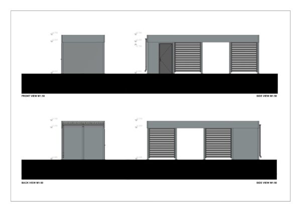 Carport Snitter, 21 m²