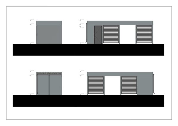 Carport Snitter, 21 m²