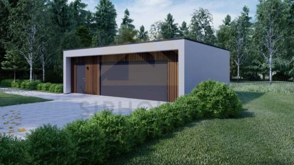 Isoleret Dobbelt Garage Carnforth, 50 m²