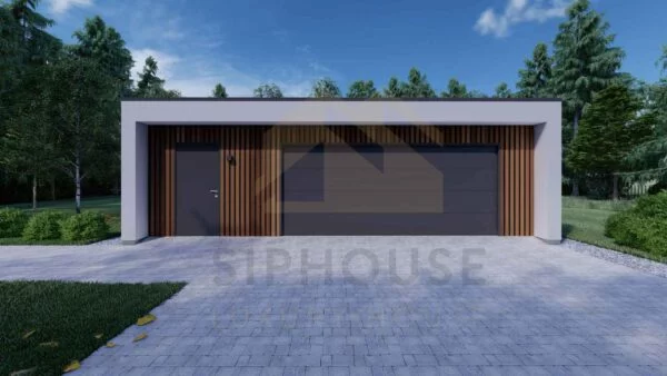 Isoleret Dobbelt Garage Carnforth, 50 m²