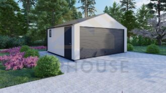 Isoleret Dobbelt Garage Exeter, 28 m²