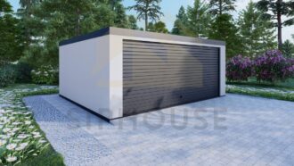 Isoleret Dobbelt Garage Seaton, 28 m²