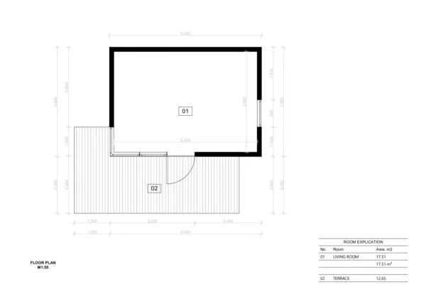 Isoleret Tiny House Caracas, 17 m²