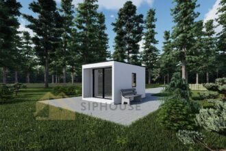 Isoleret Tiny House Mina, 15 m²
