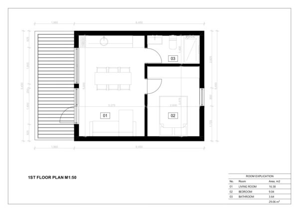 Luksus Anneks Manila, 29 m²