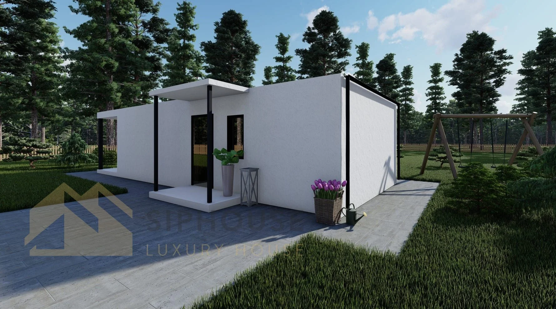 Præfabrikeret Sommerhus Freetown, 60 m²