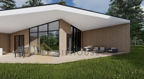 Præfabrikeret Sommerhus Roma, 103 m²
