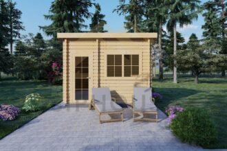 Udendørs Sauna Derby, 7 m²