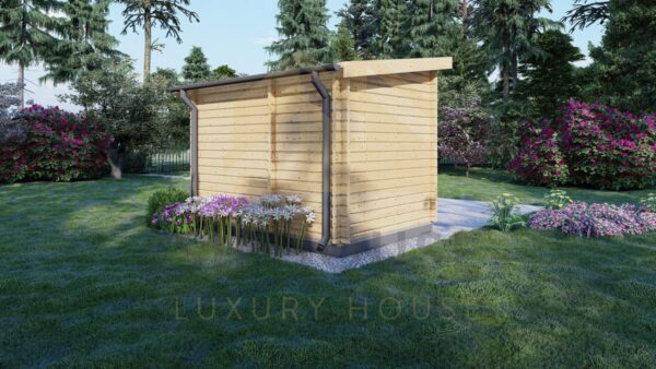 Udendørs Sauna Derby, 7 m²