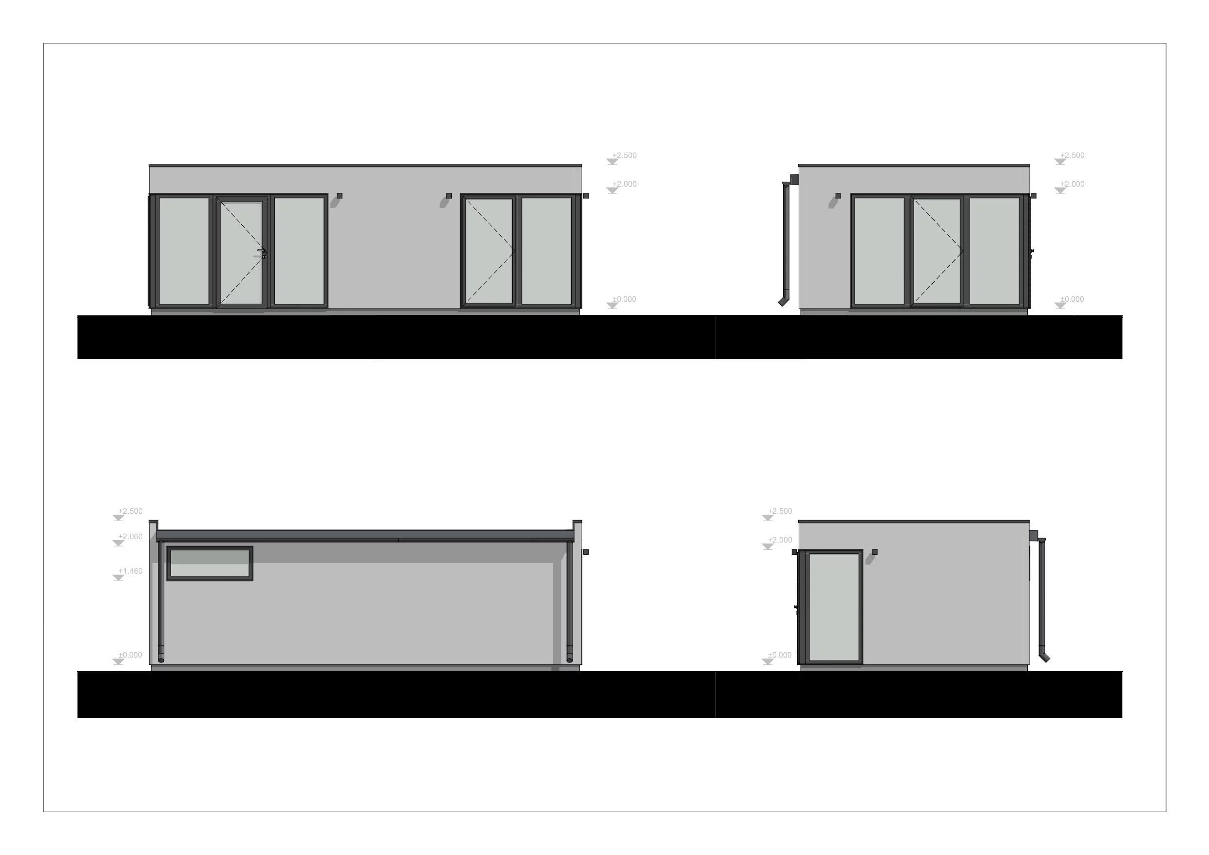 Moderne Kolonihavehus Belize, 30 m²