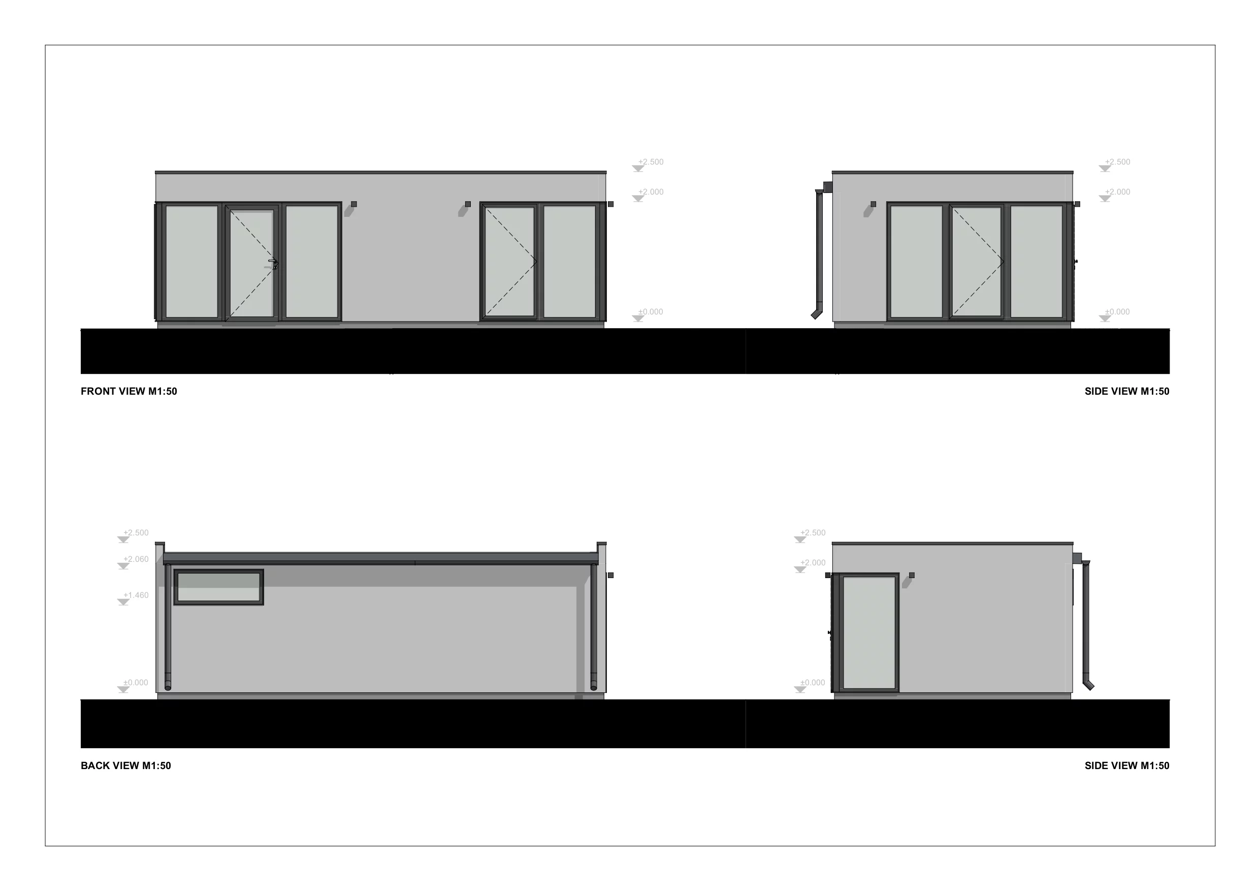 Moderne Kolonihavehus Belize, 30 m²