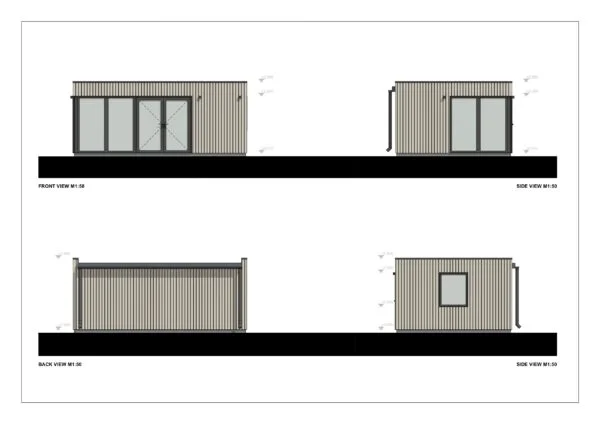 Isoleret Havehus Marseille, 24 m²