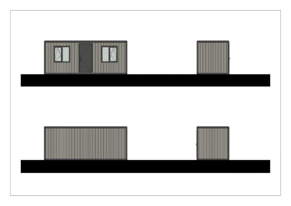 Isoleret Modulhus Eindhoven, 14 m²