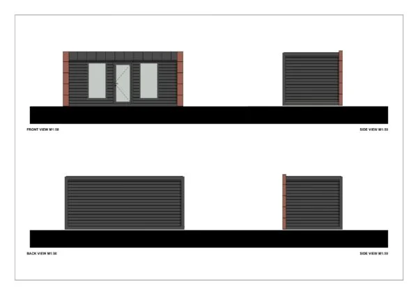 Isoleret Modulhus Rotterdam, 18 m²