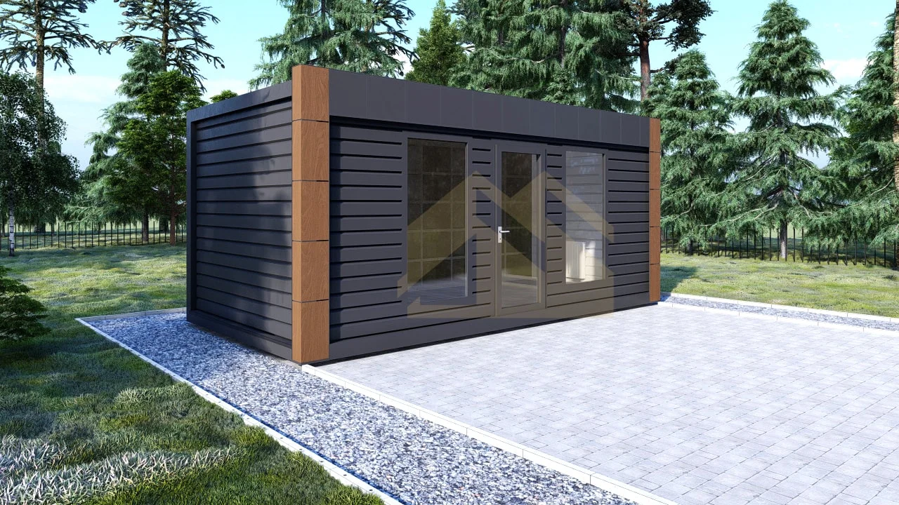 Isoleret Modulhus Rotterdam, 18 m²