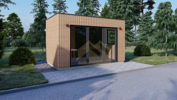 Isoleret  Container Hus Tolz, 9 m²