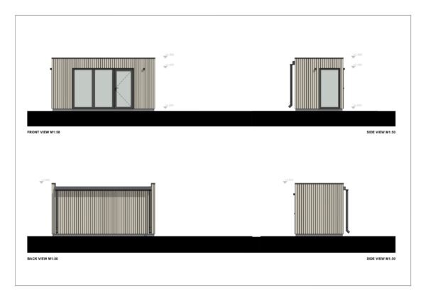 Isoleret Modulhus Furth, 11 m²