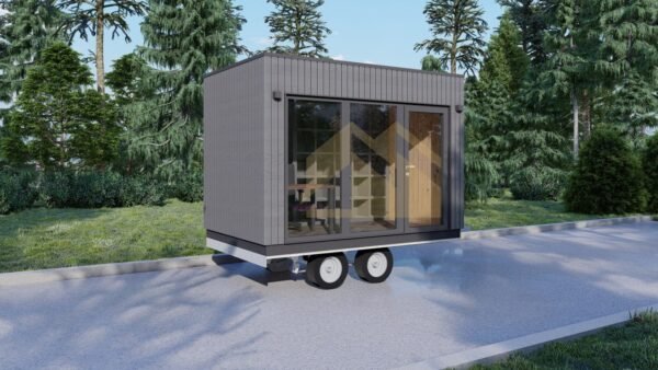 Isoleret Tiny House På Hjul Foggia, 6 m²