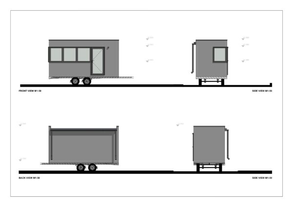 Tiny House På Hjul Lecce, 9 m²