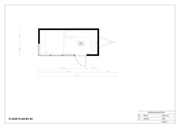 Tiny House På Hjul Lecce, 9 m²