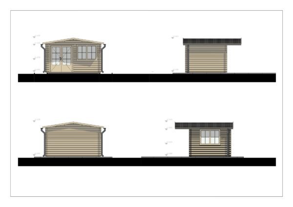 Træhytte Stavanger, 12 m²