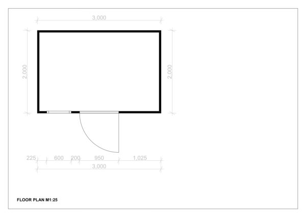 Haveskur Aurelius, 6 m²