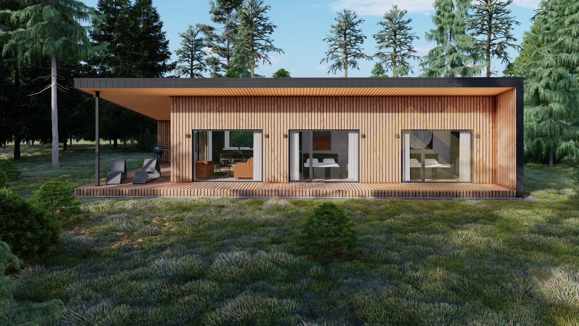 Præfabrikeret Hus Hadrian, 80 m²