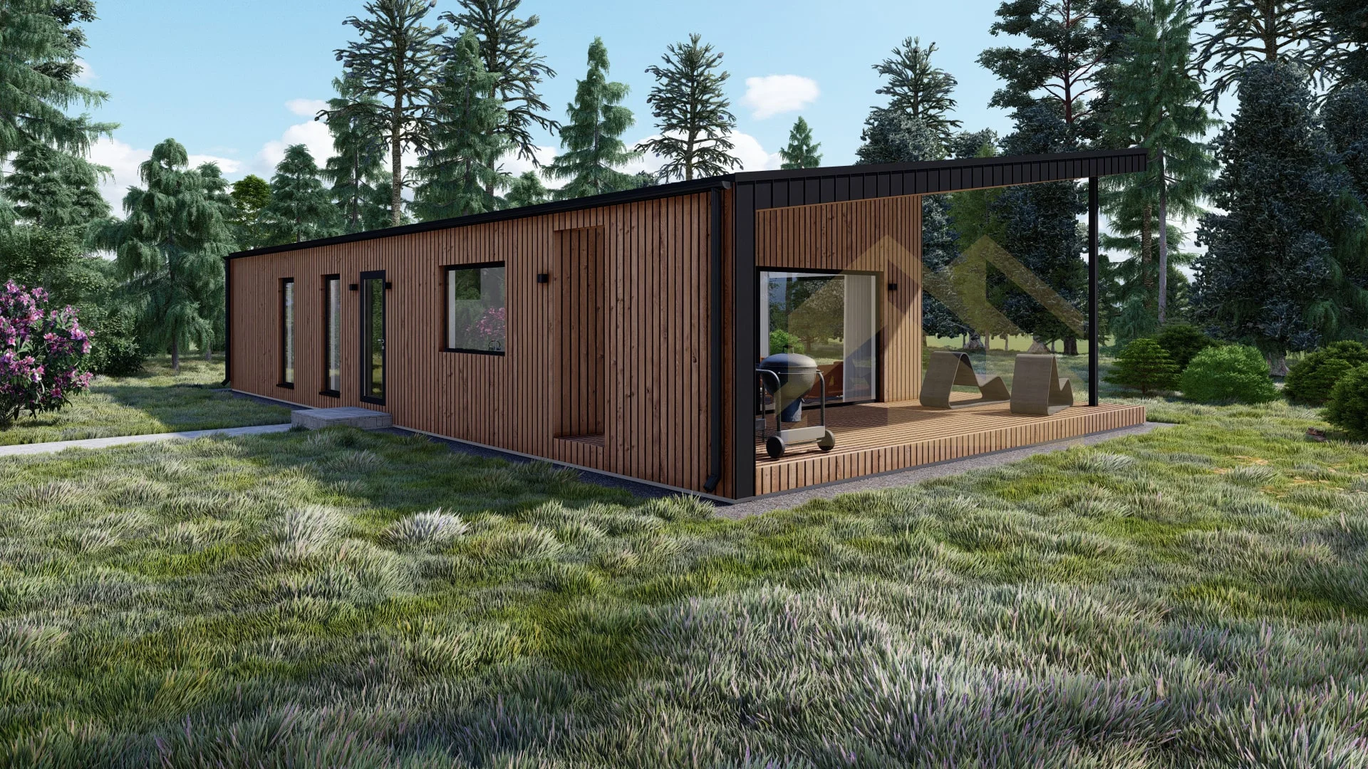 Præfabrikeret Hus Hadrian, 80 m²