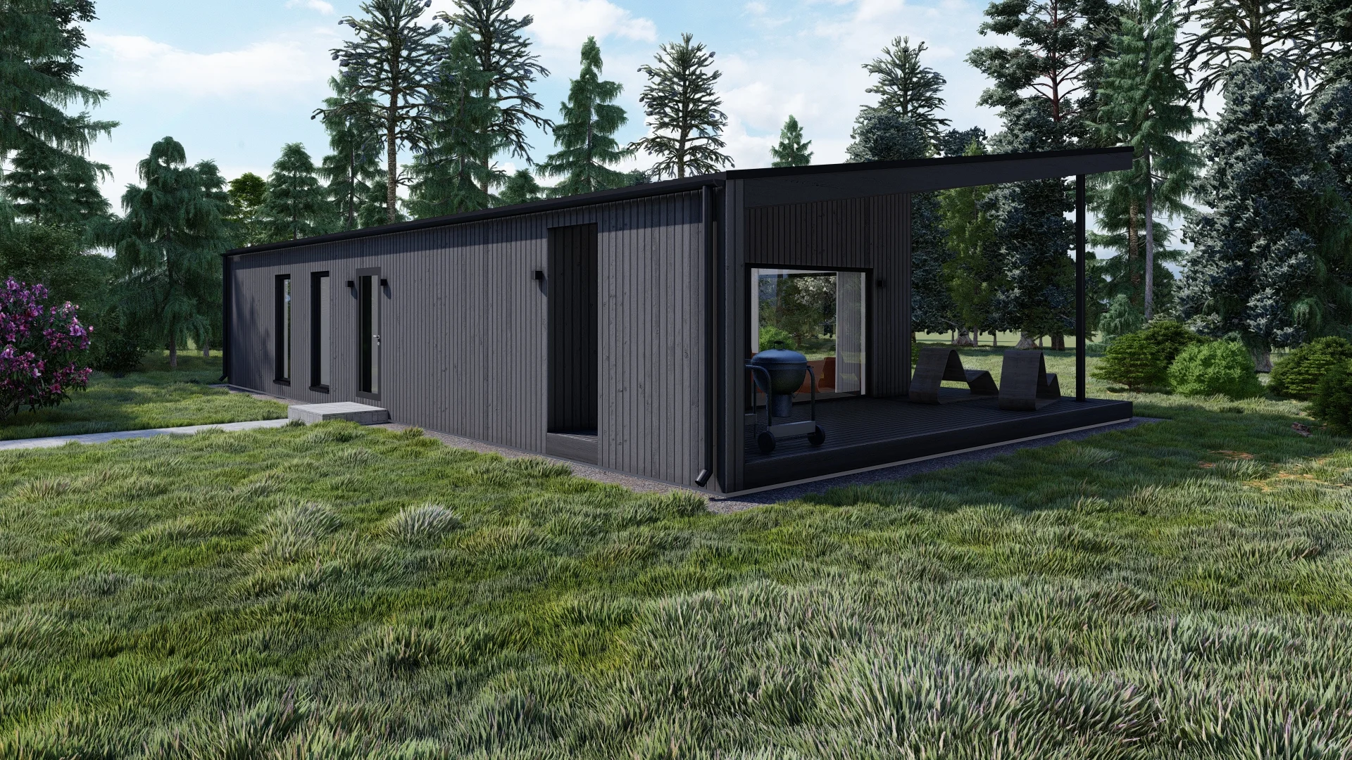 Præfabrikeret Sommerhus Claudius, 80 m²