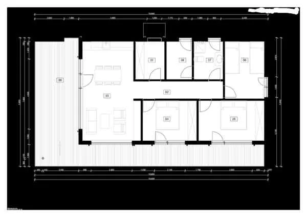 SIP Isoleret Havehus Caligula, 80 m²