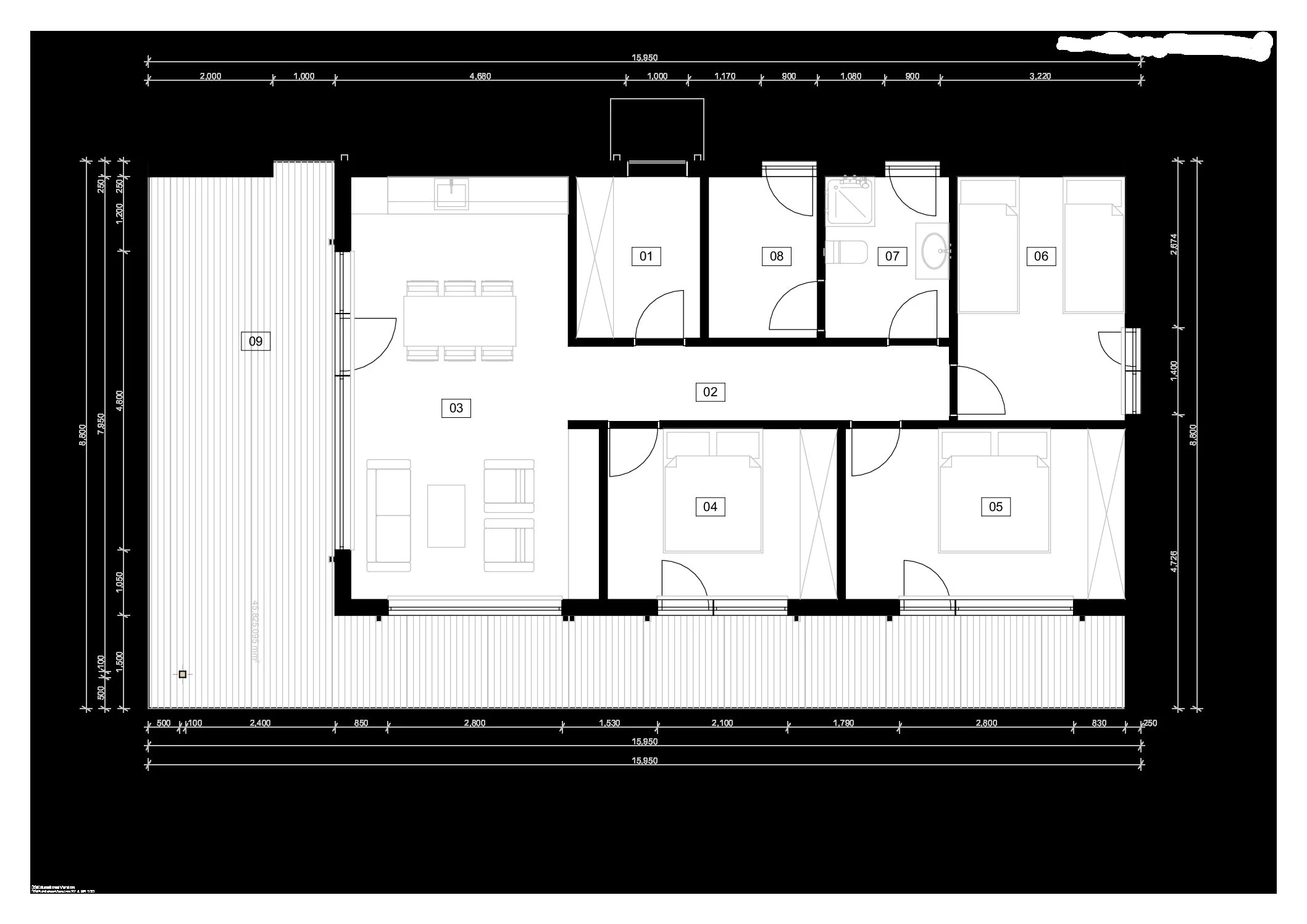 SIP Isoleret Havehus Caligula, 80 m²