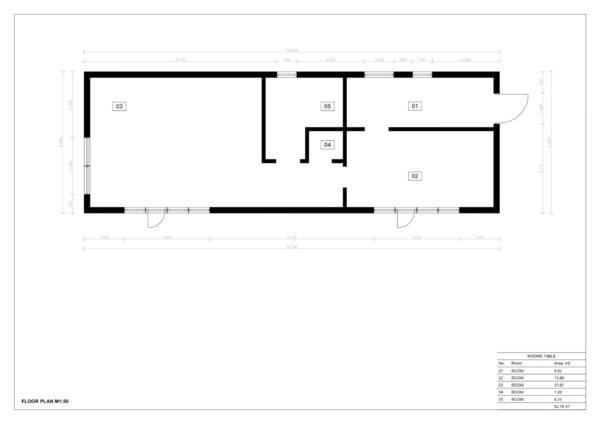 Houten Huis Lars (SIP Geïsoleerd) 62m²