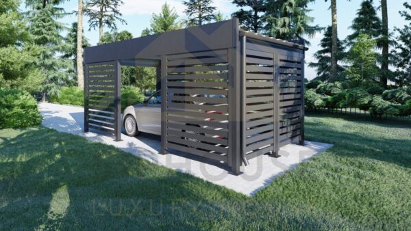 Moderne Aluminium Carport Felton, 16 M²