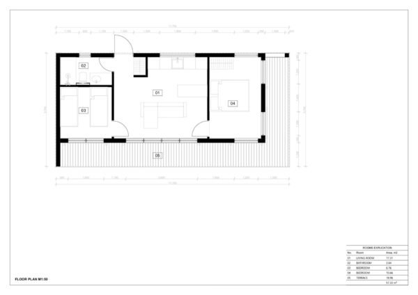 Tuinhuis Met Overkapping Gallus (SIP Geïsoleerd) 38m²