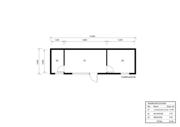 Containerwoning Jolanda (Geïnstalleerd) 30m²