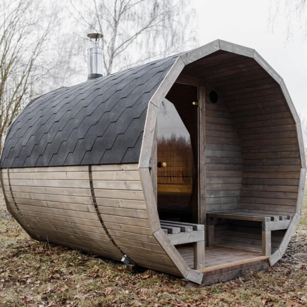 BUITENSAUNA BARREL SAUNA 3M, Seraing