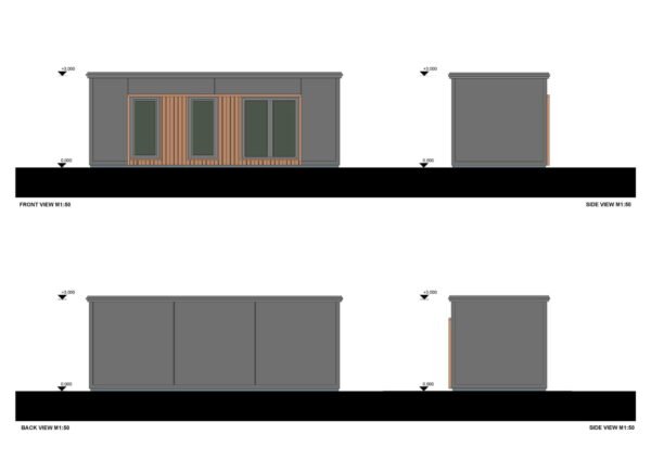 Containerwoning Coen (Geïnstalleerd) 24m²