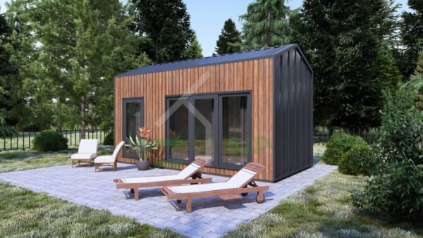 Containerwoning Gijs (Geïnstalleerd) 18m²