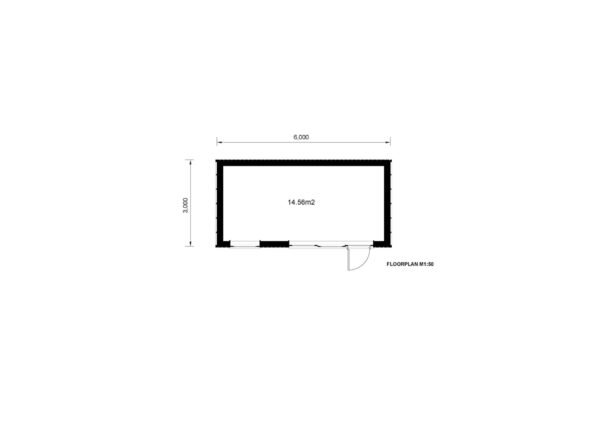 Containerwoning Gijs (Geïnstalleerd) 18m²