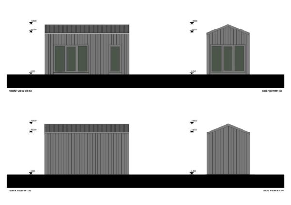 Containerwoning Harm (Geïnstalleerd) 18m²