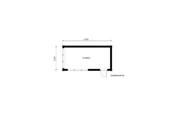 Containerwoning Harm (Geïnstalleerd) 18m²