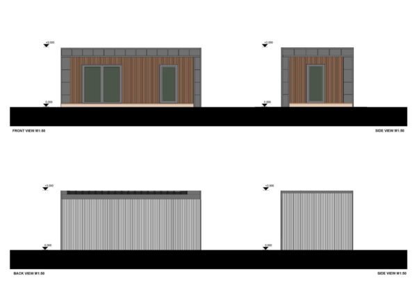 Containerwoning Michiel (Geïnstalleerd) 24.5m²