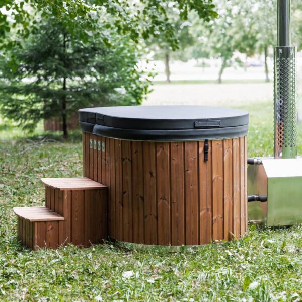 HOTTUB OFURO MET BUBBELS, 180CM EXTERN, MONACO