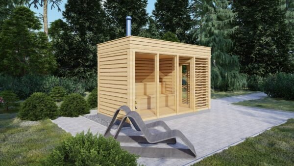 Houten Sauna William, 8M²