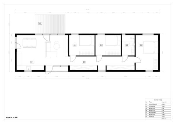 Houten Huis Frigg (SIP Geïsoleerd) 81m²