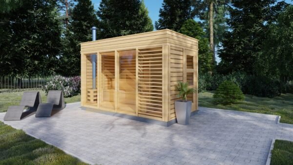 Houten Sauna William, 8M²