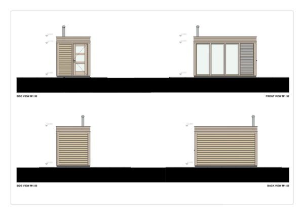 Houten Sauna William, 8M²