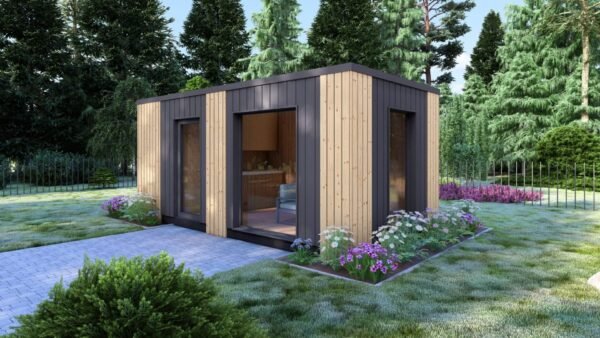 Houtskeletbouw Tuinhuis Carola (Geïnstalleerd) 18m²