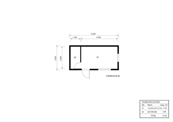 Houtskeletbouw Tuinhuis Carola (Geïnstalleerd) 18m²