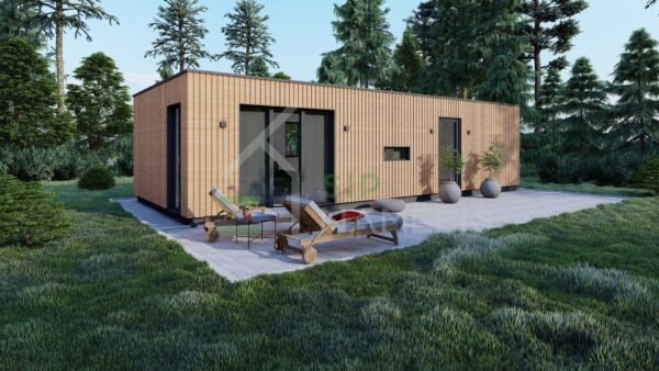 Luxe Prefab Tuinhuis Severus (SIP Geïsoleerd) 53 m²